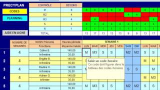 Comment générer automatiquement un planning déquipe avec Excel® [upl. by Aidualc]