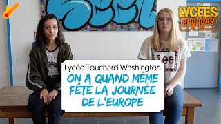 Lycées engagés  LEurope pendant le confinement au lycée polyvalent Touchard Washington [upl. by Acnoib]