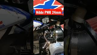 Nibbi Racing PWK 24mm Carburetor on SSR 125cc Pit Bike shorts [upl. by Oflodur563]