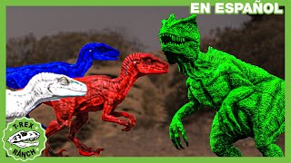 Dinosaurios arcoiris  Videos de dinosaurios para niños [upl. by Asiulairam779]