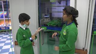 Learning at the Dettol Hospital at KidZania [upl. by Kcinomod]