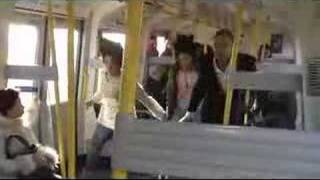 Thriller dance on the tube  Michael Jackson thriller [upl. by Neemsaj]