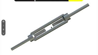 DIN 1480 SE  Turnbuckles with 2 Stub Ends [upl. by Gratiana]