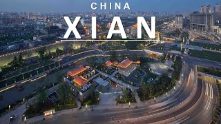 Xian China 4k by Drone Footage [upl. by Inna]