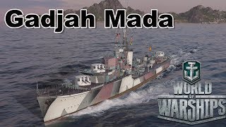 World of Warships Gadjah Mada In Enemy Territory [upl. by Yntirb601]