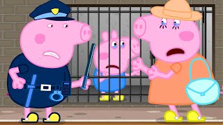 Peppa Pig in Jail Peppa Pig Funny Animation [upl. by Anagnos]