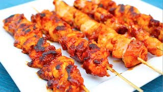 Bacon amp Bourbon Chicken Kebabs  Skewers [upl. by Ratna]