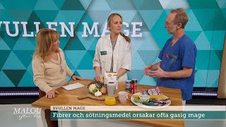 Doktorerna Så blir du av med svullen och gasig mage  Malou Efter tio TV4 [upl. by Aiekram]