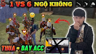 FREE FIRE  CENA Bị Ngộ Không Gạ Kèo 1 Vs 6 Cực Căng Nếu Thua Sẽ Bay Acc Part 2😱 [upl. by Leiru]