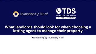 What landlords should look for when choosing a letting agent to manage their property [upl. by Telfore]