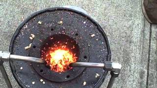 Fluidized Bed Combustor  part 1 first trial run [upl. by Eioj]