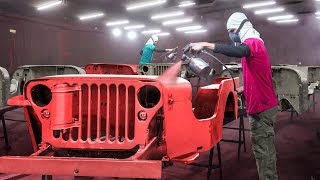 Inside Massive Filipino Factory Building WW2 Willys Jeep Parts [upl. by Machos]