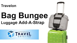 Bag Bungee Add A Bag Luggage Strap Travelon [upl. by Nyrac]