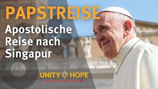 Apostolische Reise von Papst Franziskus nach Singapur  13092024 [upl. by Zullo]