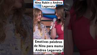 Andrea Legarreta escucha emocionada las emotivas palabras de su hija mina en el día de las madres [upl. by Dobson775]