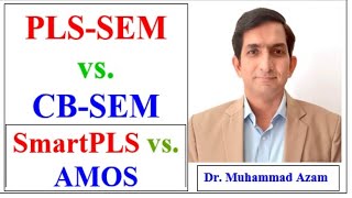 Difference between CovarianceBased SEM and Partial Least Squares SEM  AMOS vs SmartPLS  PLS SEM [upl. by Sinegold]