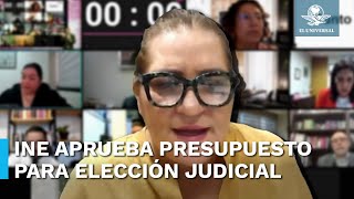 Presupuesto precautorio del INE para elección judicial asciende a 13 mil mdp [upl. by Yduj744]