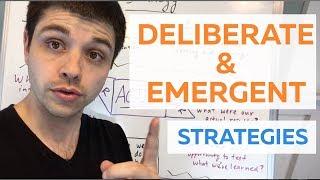 Deliberate or Emergent Strategies [upl. by Varion]