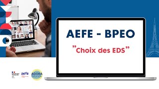 Conférence de lAEFE  BPEO  Choix des EDS [upl. by Siron368]