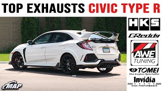 Top 5 FK8 Civic Type R Exhausts [upl. by Cutlerr983]