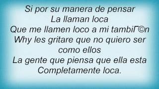 Alejandro Sanz  Completamente Loca Lyrics [upl. by Adlen]