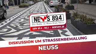 Neuss Diskussion über Bemalung der Sebastianusstraße [upl. by Redd156]