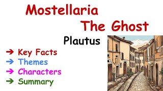 Mostellaria by Plaustus Summary The Ghost by Plaustus Summary The Haunted House by Plautus Summary [upl. by Jimmie]