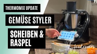 Thermomix Gemüse Styler  Scheiben und Reibe für TM6 amp TM5 [upl. by Dwaine598]