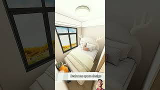 Small bedroom space managementshorts bedroom design viral video trending [upl. by Christine]