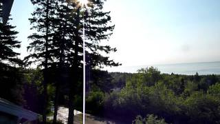 LowFlying Airplane Spraying For Gypsy Moths In Duluth Minnesota [upl. by Yelnek]