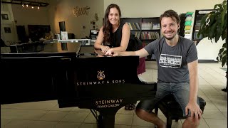 Topnotch Steinway grand piano to star in parkinglot concert [upl. by El367]