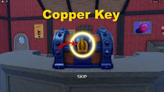 How To Get Copper Key in King Legacy  Copper Key King Legacy [upl. by Ellerol]