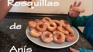 Rosquillas de Anís listas en 10 minutos [upl. by Ramal119]