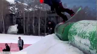 CRAZY SNOWBOARDING TRICKS IMPOSSIBLE [upl. by Akcinahs]