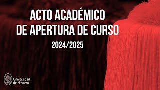 Apertura de curso 2024  2025 [upl. by Egerton]