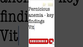 Pernicious anemia  Key findings [upl. by Serica819]