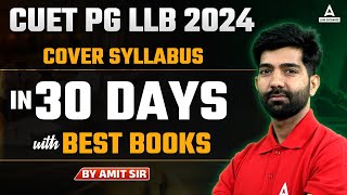 CUET PG LLB 2024  Cover Complete Syllabus  By Amit Sharma Sir [upl. by Ecinnej258]