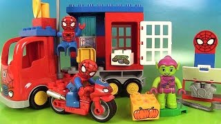 Spiderman Aventure en CamionAraignée Atelier MotoAraignée [upl. by Claudius]