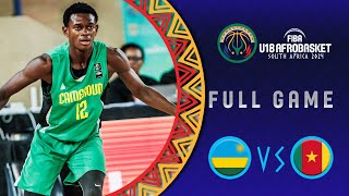 QuarterFinals  Rwanda v Cameroon  Full Basketball Game  FIBA U18 AfroBasket 2024 [upl. by Duston]