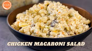 CHICKEN MACARONI SALAD  FILIPINO STYLE CHICKEN MACARONI SALAD RECIPE [upl. by Dnalyag613]