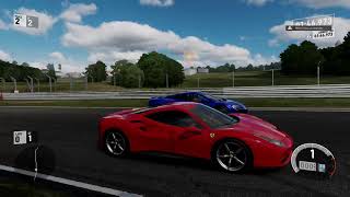 Forza 7 Drag race McLaren 650s vs Ferrari 488 GTB [upl. by Annaerb]