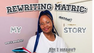 How I rewrote my matric examsStory TimeSouth African YouTuber🇿🇦 [upl. by Asa]