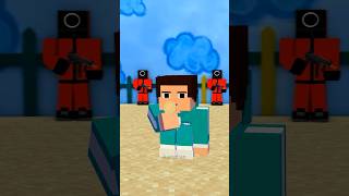 Squid game 2021 minecraft shorts luanphan [upl. by Assirrem]