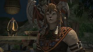 Wuk Lamat Greeting Wuk Evu Japanese eng subs  Final Fantasy XIV Dawntrail MSQ [upl. by Gniw]