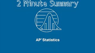 AP Statistics Summarized in UNDER 2 Minutes [upl. by Platto128]