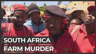 Tensions as suspects in S Africa farm murder case appear in court [upl. by Lyndel]