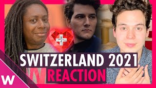 Switzerland Eurovision 2021 Reaction  Gjons Tears quotTout luniversquot [upl. by Gilbertine]