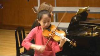 Kabalevsky Violin Concerto Op48 3rd mvt 9 yrs old [upl. by Bethezel]