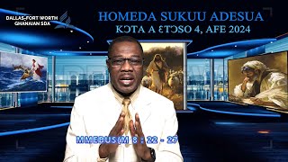 Twi Sabbath School Lesson 3  4QT 2024  THE BACKSTORY THE PROLOGUE  DFW Ghanaian SDA Church [upl. by Nicol]