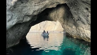 Boat tour around Paros island  Greece [upl. by Vonni]